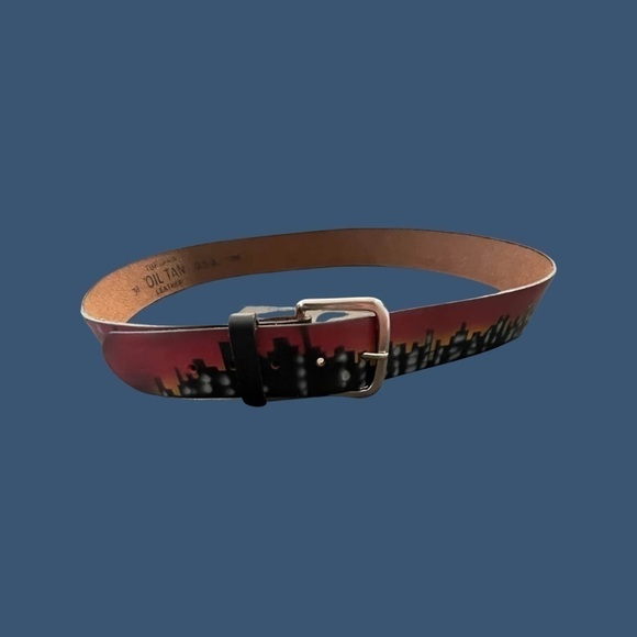 ?genuine Leather Airbrushed Belt. main image 12